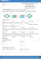 Đề kiểm tra giữa học kì 2 Toán 4 Chân trời sáng tạo - Đề số 8